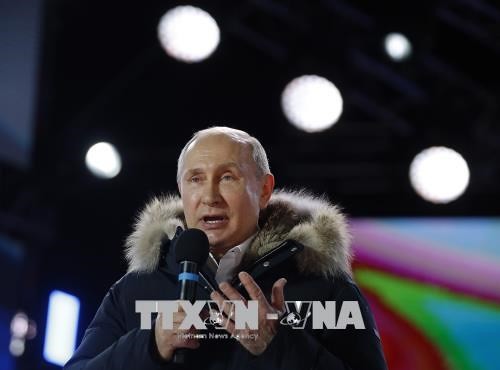 Para Pemimpin dunia mengucapkan selamat kepada Vladimir Putin yang terpilih kembali menjadi Presiden Federasi Rusia - ảnh 1