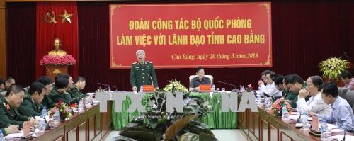 Aktif menpersiapkan acara Temu pergaulan persahabatan ke-5 Pertahanan perbatasan Vietnam – Tiongkok  - ảnh 1