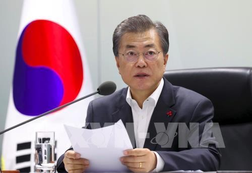 Koran Republik Korea: Presiden Moon Jae – in tertekad memperkuat hubungan dengan Vietnam - ảnh 1