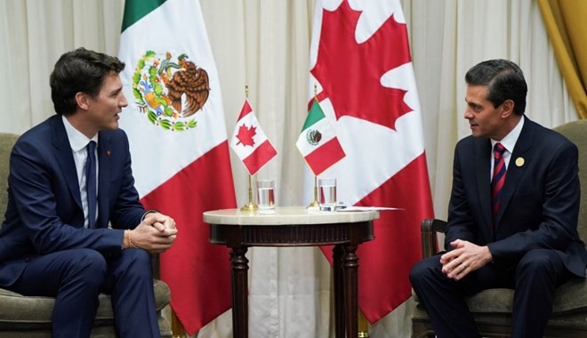 KTT Amerika 2018: Meksiko dan Kanada sepakat mendorong NAFTA versi baru - ảnh 1