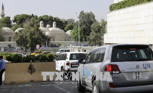 PBB mempercepat penjaminan keamanan untuk delegasi OPCW di Suriah - ảnh 1