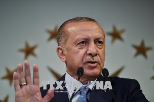 Presiden Turki mengucapkan sumpah pelansikan - ảnh 1