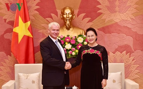 Ketua MN Vietnam, Nguyen Thi Kim Ngan menerima Jaksa  Agung  Hungaria, Péter POLT - ảnh 1