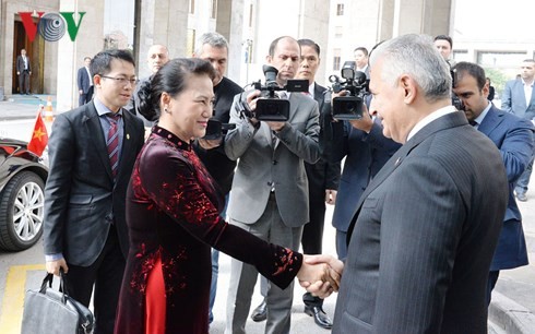 Ketua MN Vietnam, Nguyen Thi Kim Ngan melakukan pembicaraan dengan Ketua Parlemen Turki dan melakukan pertemuan dengan Presiden Turki - ảnh 1