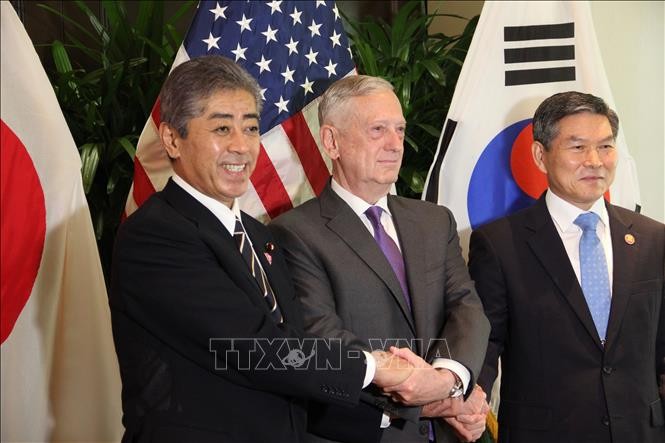 AS-Jepang-Republik Korea terus melakukan kerjasama dalam masalah RDRK - ảnh 1