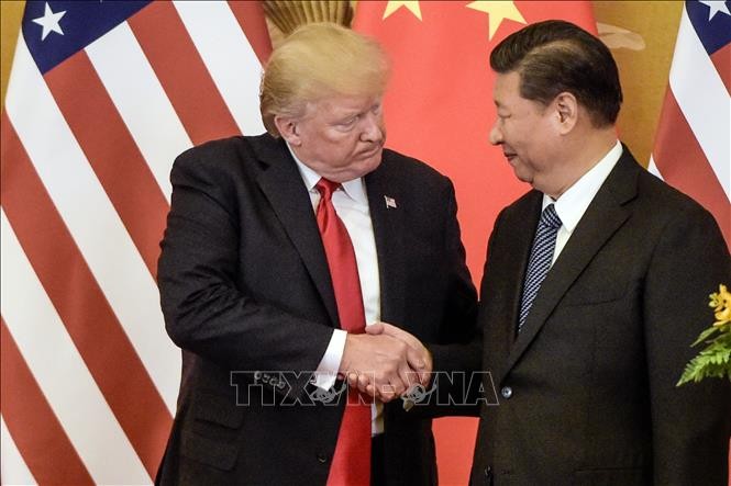Pemimpin AS dan Tiongkok membahas masalah perdagangan di sela-sela G20 - ảnh 1