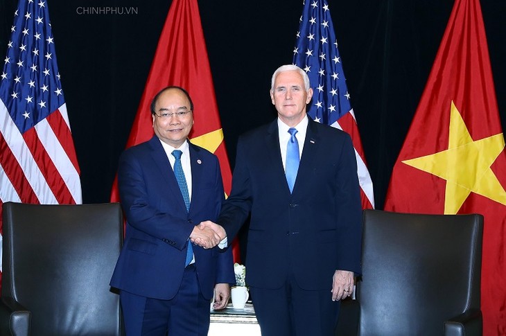 PM Nguyen Xuan Phuc menerima Wakil Presiden AS, Mike Pence  - ảnh 1