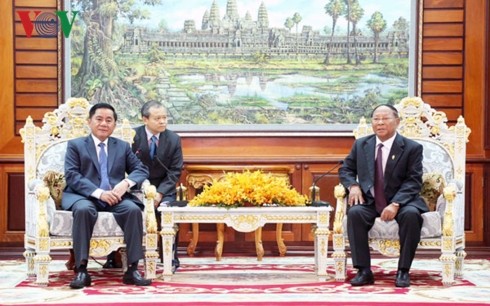 Pemimpin Kerajaan Kamboja menerima delegasi tingkat tinggi Komite Pemeriksaan KSPKV  - ảnh 1