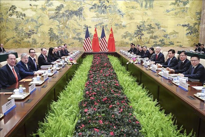 AS dan Tiongkok menuruskan putaran perundingan perdagangan ke-7 - ảnh 1