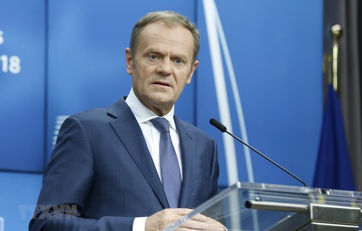 Presiden Dewan Eropa memperingatkan kekuata anti-Eropa sedang mencari  - ảnh 1