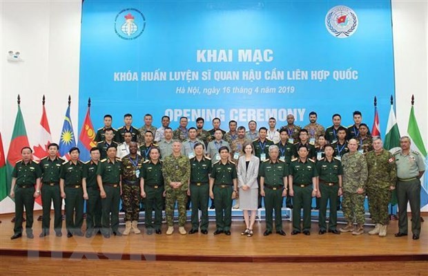 Pembukaan Kursus Pelatihan Perwira Logistik PBB di Vietnam - ảnh 1