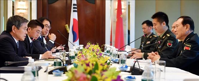 Republik Korea dan Tiongkok sepakat mendorong hubungan pertahanan   - ảnh 1