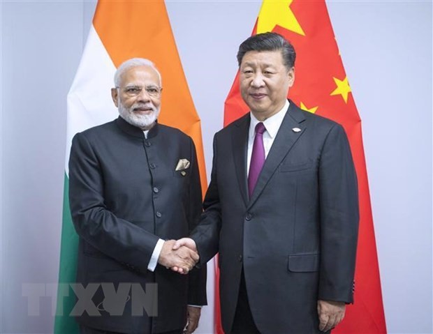 Pemimpin Tiongkok – India melakukan tertemuan di sela-sela Konferensi Tingkat Tinggi SCO - ảnh 1