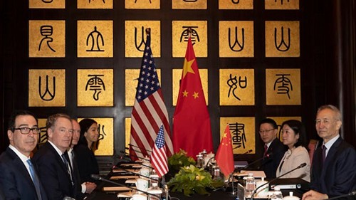 AS dan Tiongkok mengadakan kembali perundingan dagang pada bulan Oktober - ảnh 1