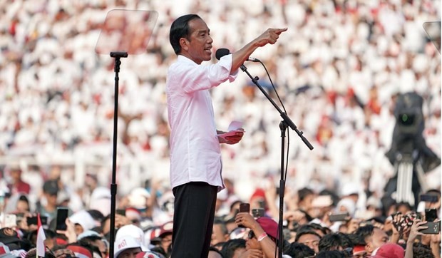 Indonesia memperkuat keamanan untuk membela upacara pelantikan presiden - ảnh 1