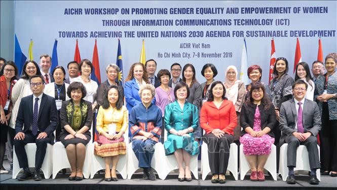 Mendorong Kesetaraan Gender melalui ICTs dalam kelompok ASEAN - ảnh 1