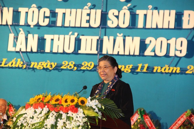 Wakil Harian Ketua MN Tong Thi Phong menghadiri Kongres Etnis-Etnis Minoritas di Provinsi Dak Lak - ảnh 1