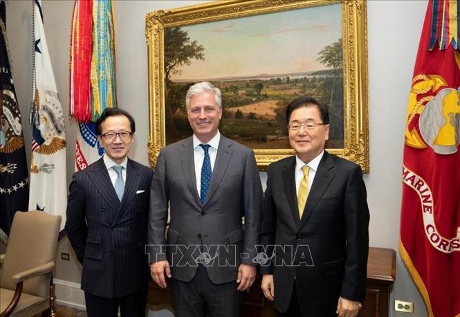 AS Menegaskan Menghargai Hubungan Persekutuan dengan Republik Korea dan Jepang - ảnh 1