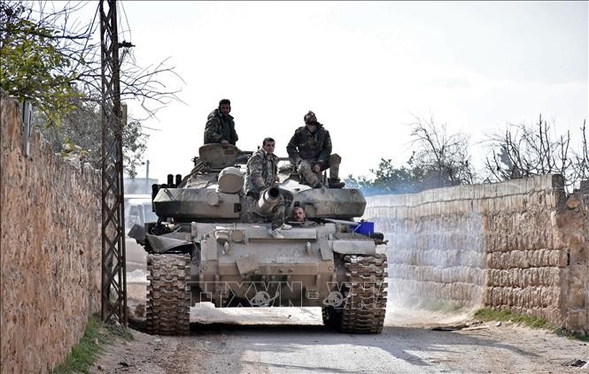 Tentara Suriah menduduki lagi beberapa kotamadya di Provinsi Idlib - ảnh 1