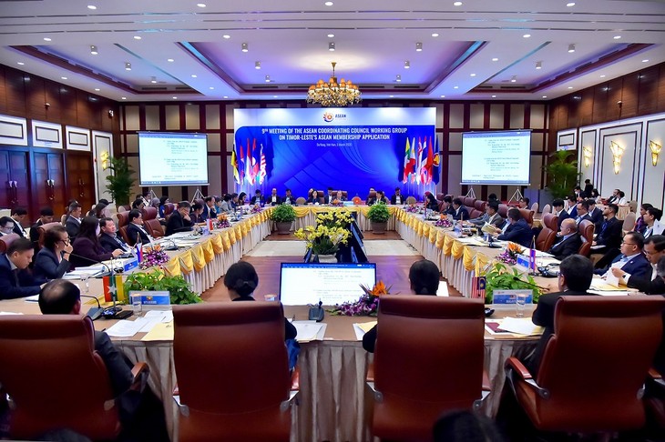 Sidang ke-9 Kelompok Kerja Dewan Koordinator ASEAN tentang permintaan Timor Leste untuk masuk ASEAN - ảnh 1