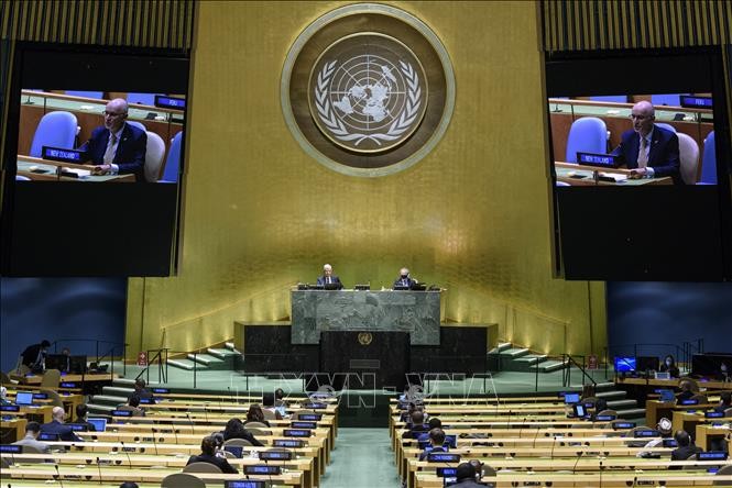 Majelis Umum PBB Esahkan Resolusi tentang Dampak Teknologi terhadap Target Pengembangan yang Berkelanjutan - ảnh 1
