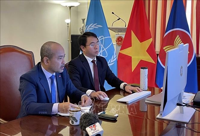 Vietnam dan IAEA Bekerja Sama Efektif dalam Kembangkan dan Terapkan Teknologi Nuklir Demi Tujuan Damai - ảnh 1