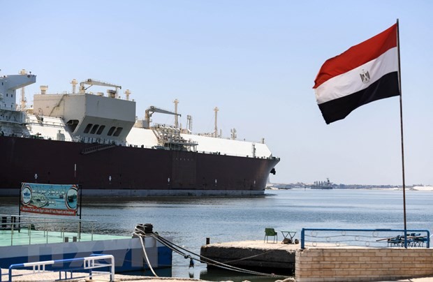 Terusan Suez Capai Omzet Rekor pada 2021 - ảnh 1