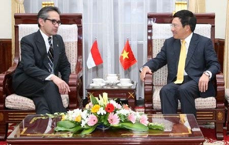 Außenminister Vietnams und Indonesiens treffen sich in Hanoi - ảnh 1