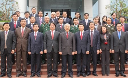 KPV-Generalsekretär Nguyen Phu Trong besucht Provinz Phu Tho - ảnh 1
