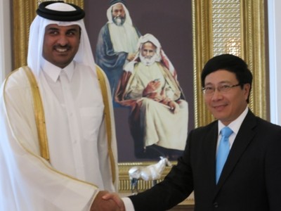 Außenminister Pham Binh Minh besucht Katar - ảnh 1