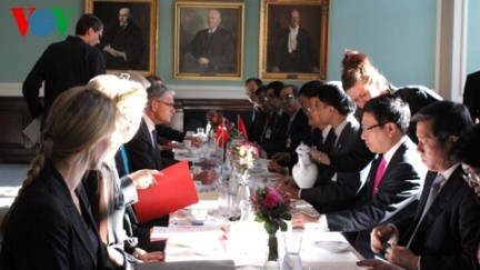 Staatspräsident Truong Tan Sang trifft dänischen Parlamentspräsident - ảnh 1