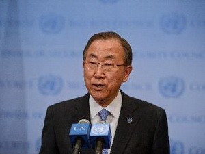 UN-Generalsekretär Ban Ki-moon trifft syrischen Oppositionsführer - ảnh 1