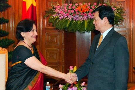 Premierminister Nguyen Tan Dung trifft thailändischen und indischen Botschafter  - ảnh 1