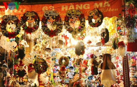 Hanoi leuchtet zu Weihnachten - ảnh 14
