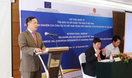 Vietnam und EU tauschen Erfahrungen über Religionsfreiheit aus - ảnh 1