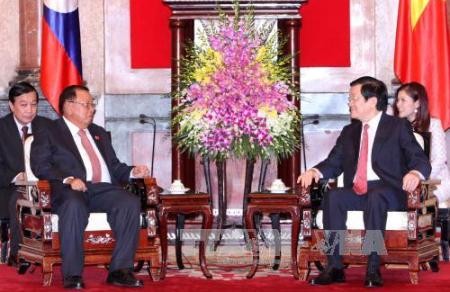 Intensivierung der Freundschaft zwischen Vietnam und Laos sowie zwischen Vietnam und Kambodscha - ảnh 1