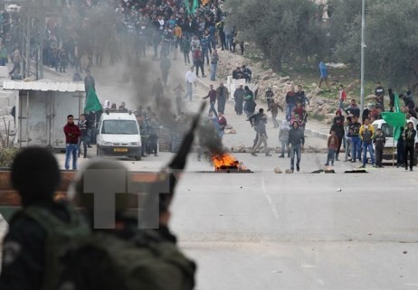 Weitere Auseinandersetzungen zwischen Palästinensern und israelischen Polizisten - ảnh 1