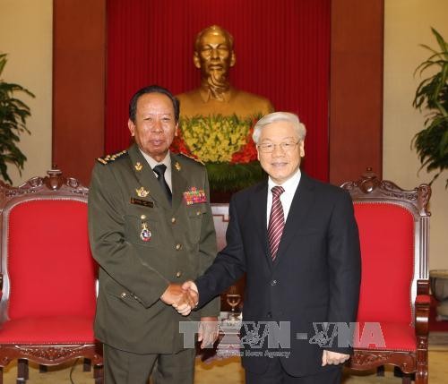 KPV-Generalsekretär Nguyen Phu Trong trifft Kambodschas Verteidigungsminister - ảnh 1