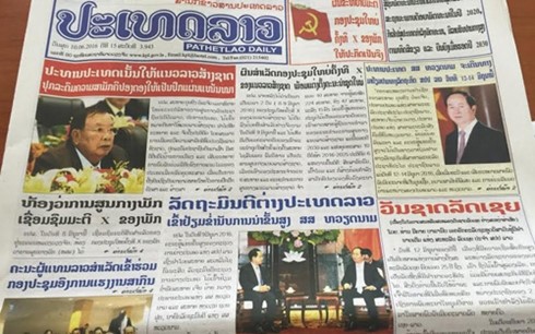 Medien in Laos berichten über den bevorstehenden Laos-Besuch des vietnamesischen Staatspräsidenten - ảnh 1