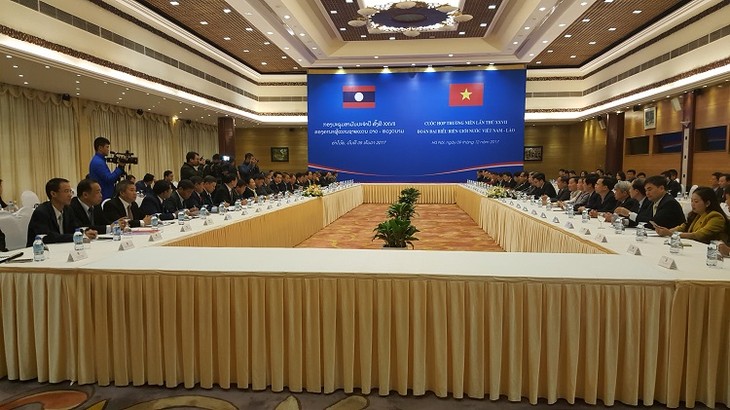 27. Jahressitzung zwischen den Grenzdelegationen Vietnams und Laos - ảnh 1