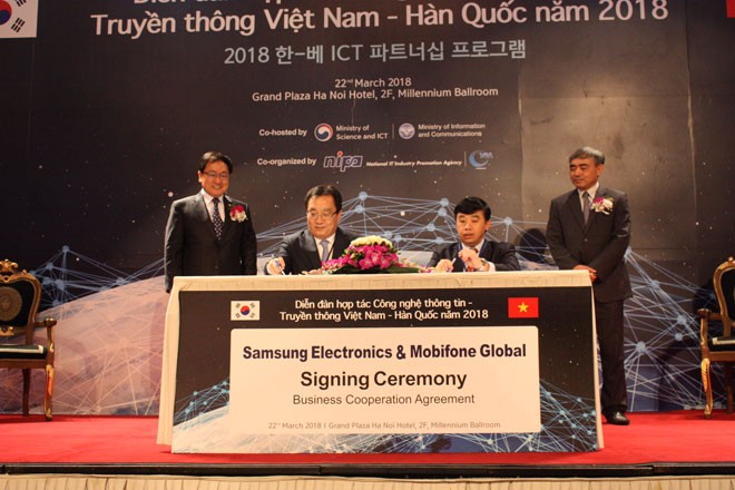 IT-Unternehmen Vietnams und Südkoreas unterzeichnen Zusammenarbeitsvereinbarungen - ảnh 1