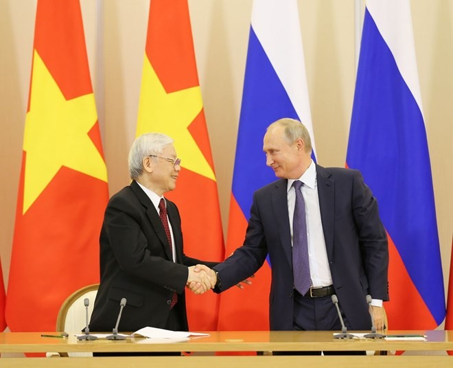 Gemeinsame Erklärung über den Russland-Besuch des KPV-Generalsekretärs - ảnh 1