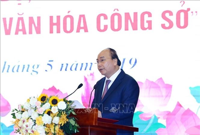 Premierminister Nguyen Xuan Phuc startet die Kampagne zur Umsetzung der Bürokultur - ảnh 1