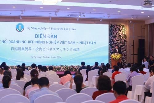 Forum zur Verbindung der vietnamesischen und japanischen Agraunternehmen - ảnh 1