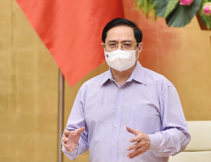 Premierminister Pham Minh Chinh: Die Epidemie zu bekämpfen, bedeutet den Feind zu bekämpfen - ảnh 1