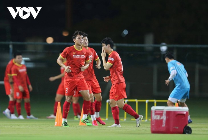 Qualifikationsrunde der WM 2022: Vietnams Mannschaft ist bereit für das Spiel gegen VAE - ảnh 1