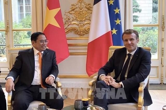 Gemeinsame Erklärung zwischen Vietnam und Frankreich bekräftigt die verstärkte Zusammenarbeit - ảnh 1