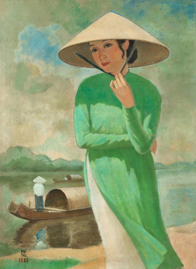 Gemälde des Malers Mai Trung Thu versteigert - ảnh 1