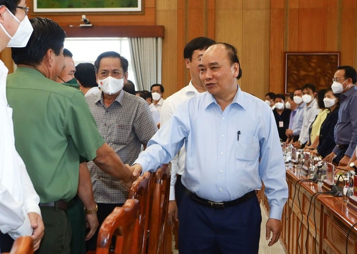 Staatspräsident Nguyen Xuan Phuc: Dong Thap soll die Genossenschaftswirtschaft entwickeln - ảnh 1