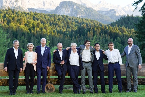 G7 kündigt riesiges Infrastrukturprojekt an - ảnh 1